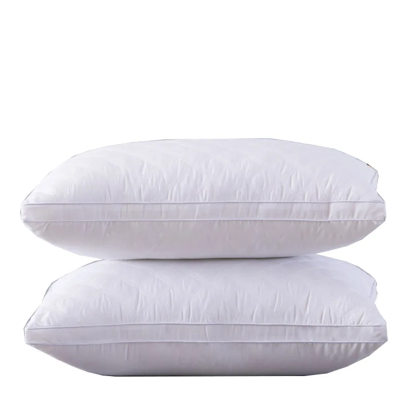 2024 Luxury Customize 5 Star Hotel White Goose Pillow Insert 1000g Sleeping  Hypoallergenic Hotel Pillow
