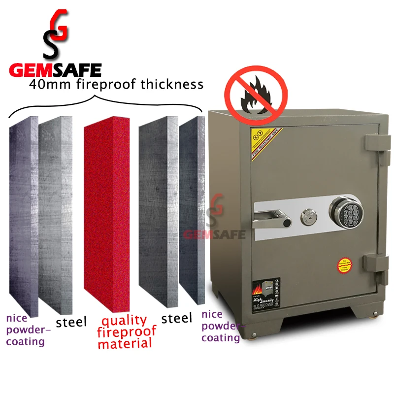 
F720 (fireproof safe) GEMSAFE fireproof digital safe with alarm device 