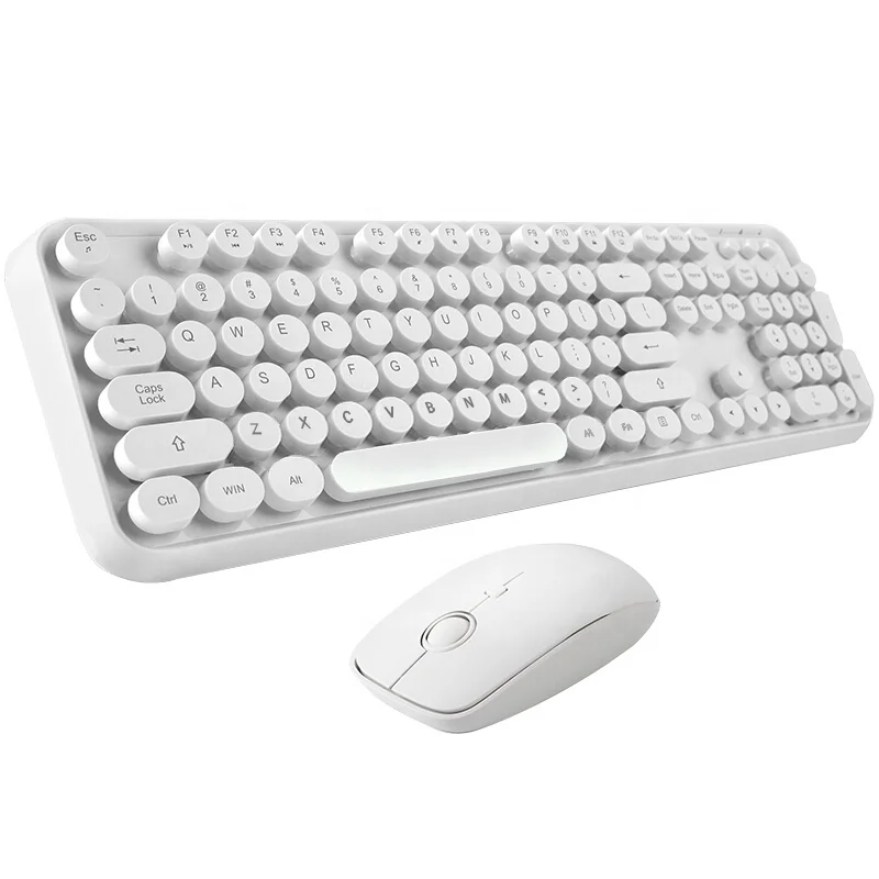 SMK-625385AG прямые оптовые поставки от производителя красочные клавиши беспроводная клавиатура и мышь oem изготовленный на заказ логотип