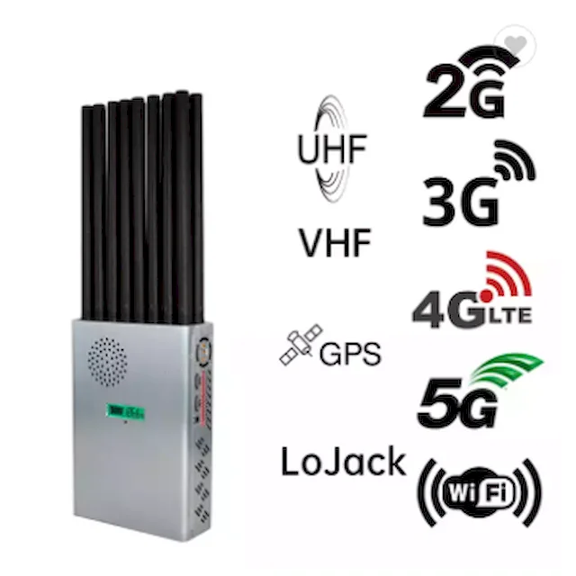 Signal Detector Handheld 18 Channels Gsm Cdma Lte 3g 4g 5g Wifi Gps Lojack Vhf Uhf