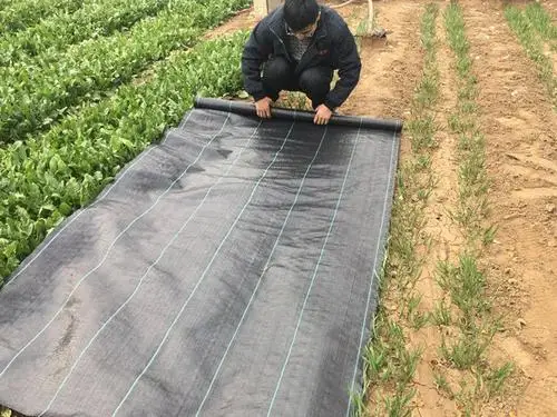 Heavy Duty 3.2OZ Woven Block Weed Barrier Mulch Ground Cover Mats For Garden Yard Landscape Weed Control