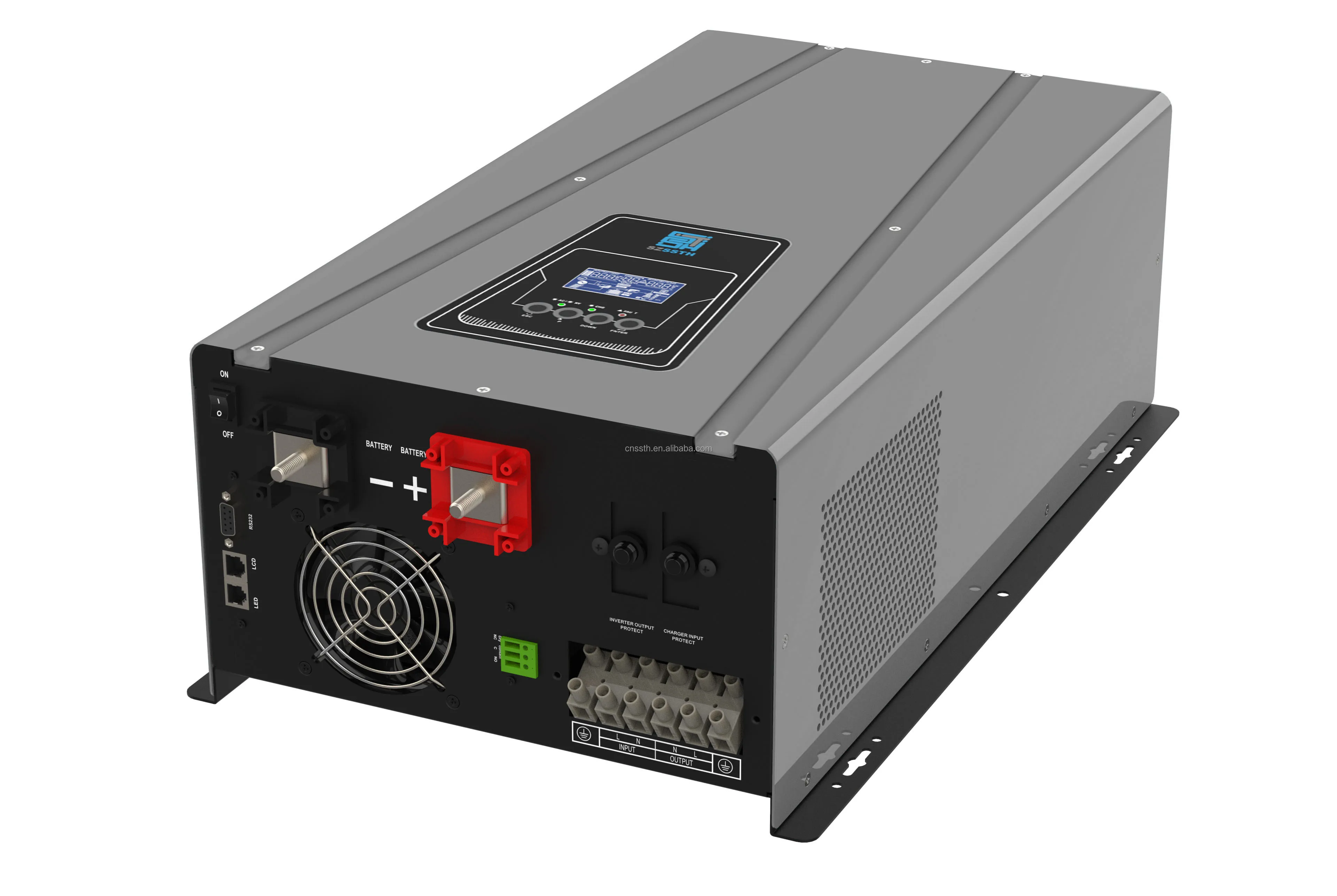 low frequency off grid inverter 48V 96V TO AC 230V 12KW pure sine wave inverter air conditioners inverter system