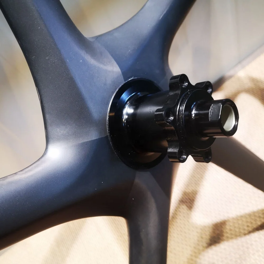 Mountain Bicyclewheel 5 Spoke Carbon Fiber Mtb Wheelset 29er Carbon Disc Wheels 27 Width Tubeless