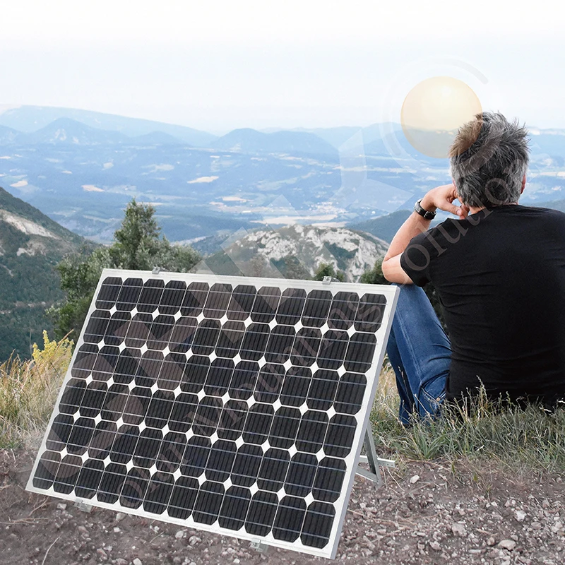 Solar Ground Mounting System Roof Mount Kits Pv Aluminum Portable Balcony Solar Panel Mounting Brackets