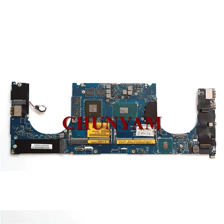 With i7-6700HQ 2.6GHz CPU laptop motherboard PMH0T xps 15 9550 LA-C361P for dell xps 15 9550