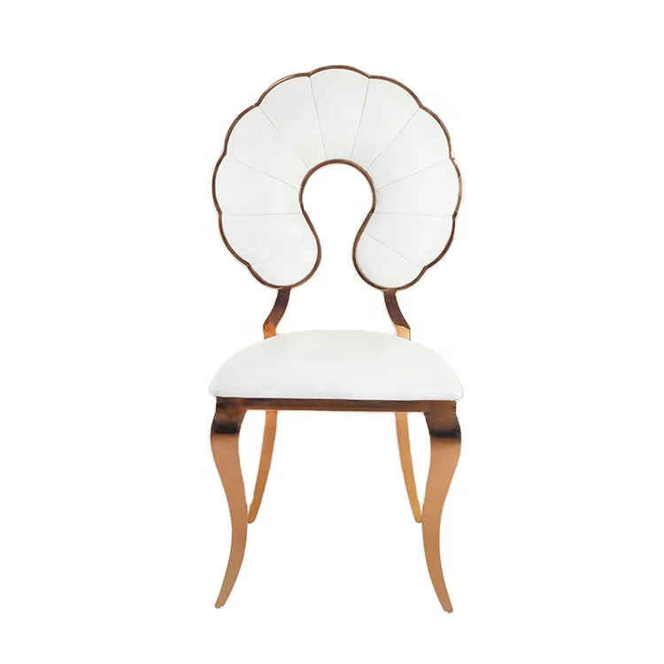 
Manufacturer High Quality Eco-friendly Luxury Stainless Steel Dinning Chair Modern 