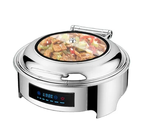 High quality stainless steel chafing dish  with electric temperature control  for buffet food warmer