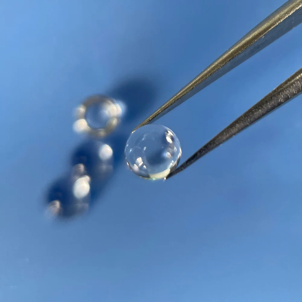 Glass K9 BK7 4.5mm plano convex lens for photographic