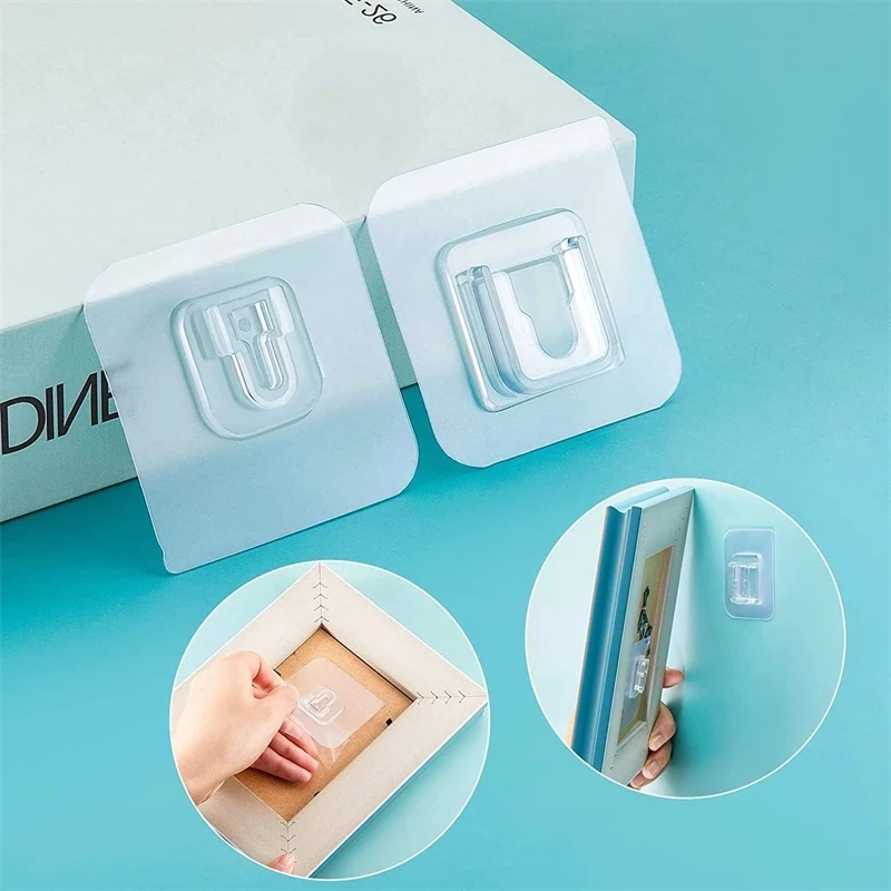 Multifunction Adhesive crochet Novelty Wall Hooks Heavy Duty Nail Free Sticky Hook Hanger For kitchen organizer accessories