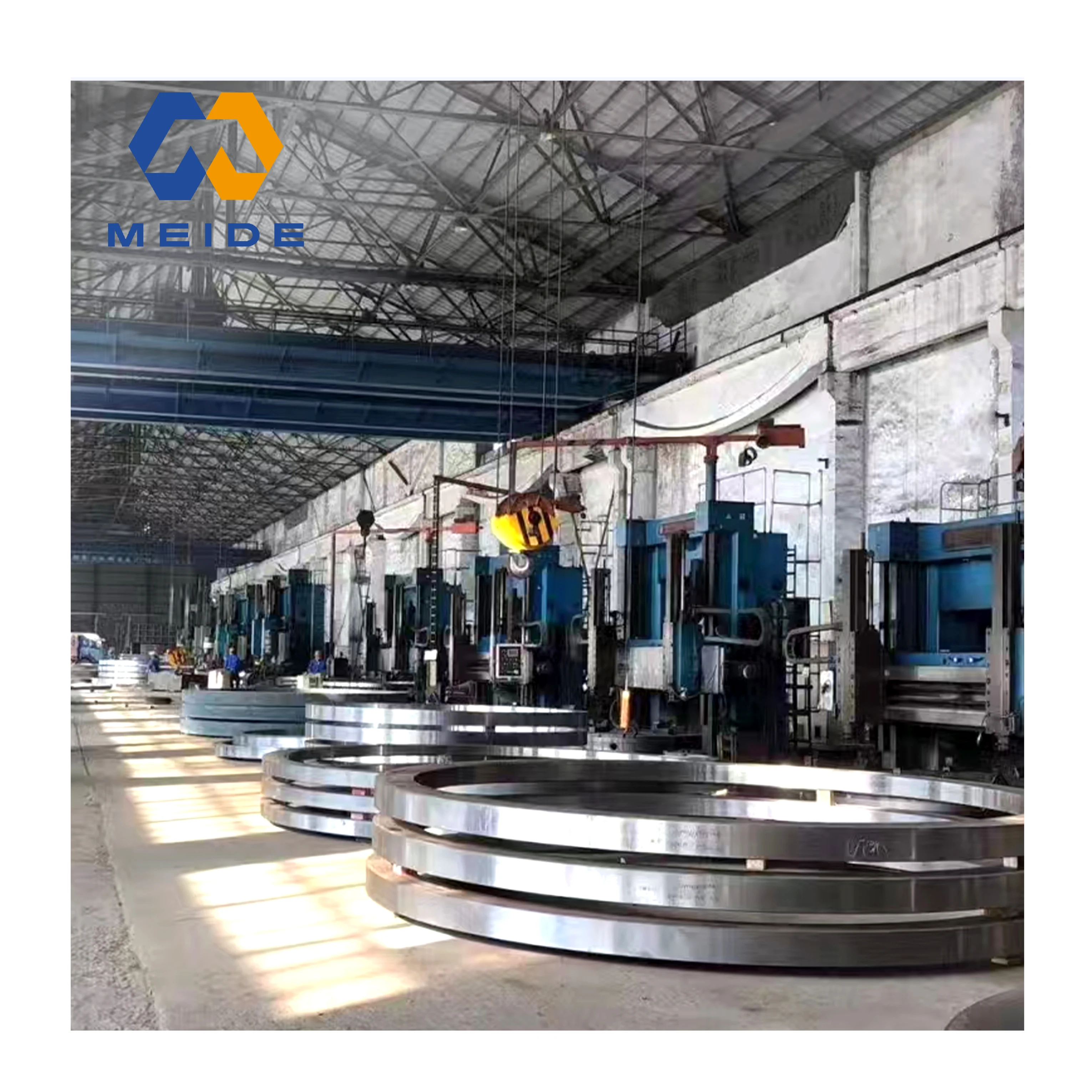 Big Hot Forging Rolling Buy Cold Gear  Large Straight Tooth Bearing Nut Equipment Bull Steel Rotary Klin Ring