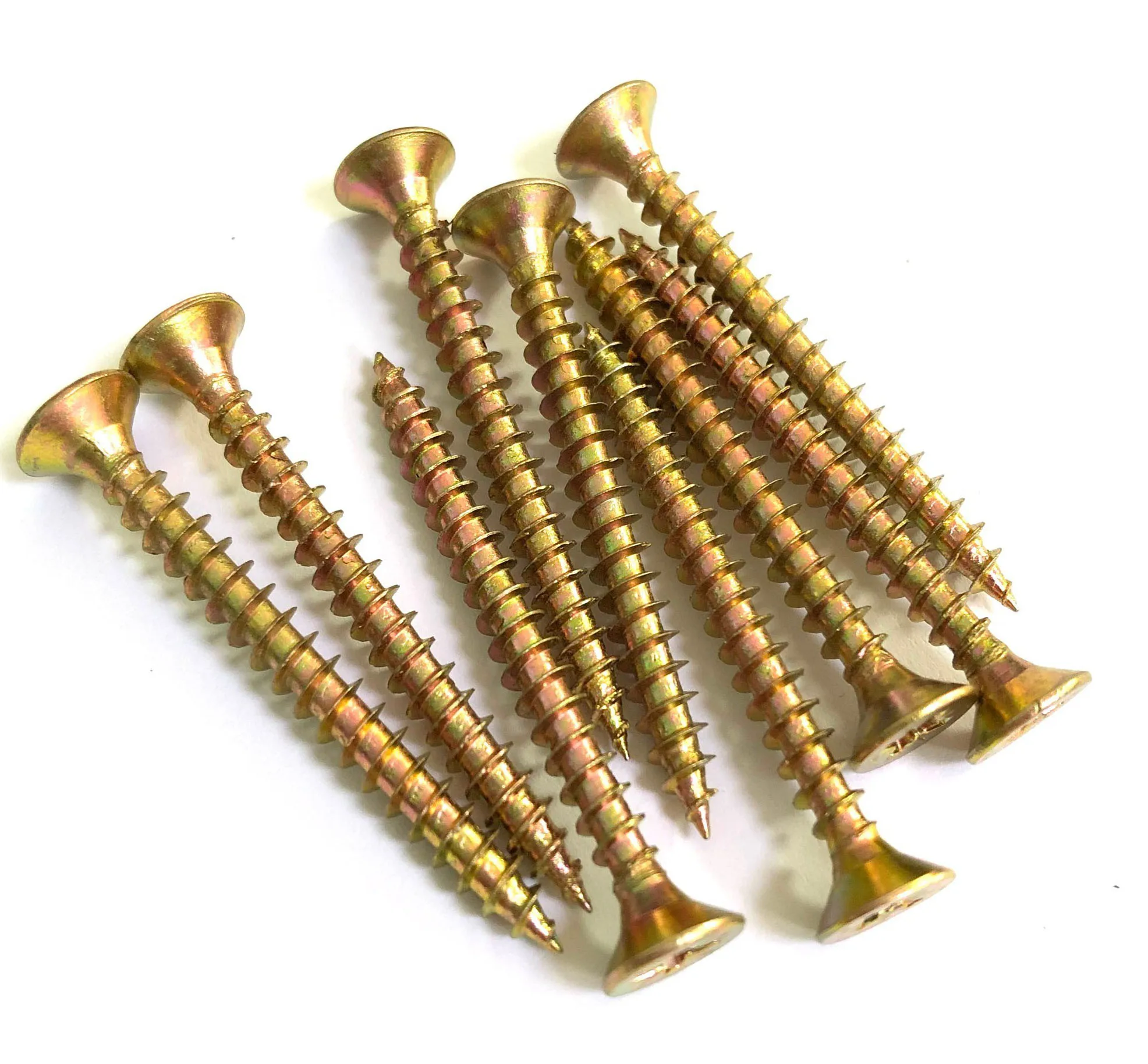 Chipboard screws zinc plated full/half  thread pozi drive CSK twinfast  screws MDF screw
