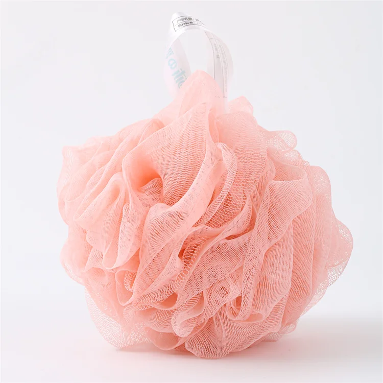 Hot Selling Bath Sponge Loofah Bath Shower Sponge White Loofah Ball Soft Body Scrubber Bathing Flowers Luffa Body Exfoliation