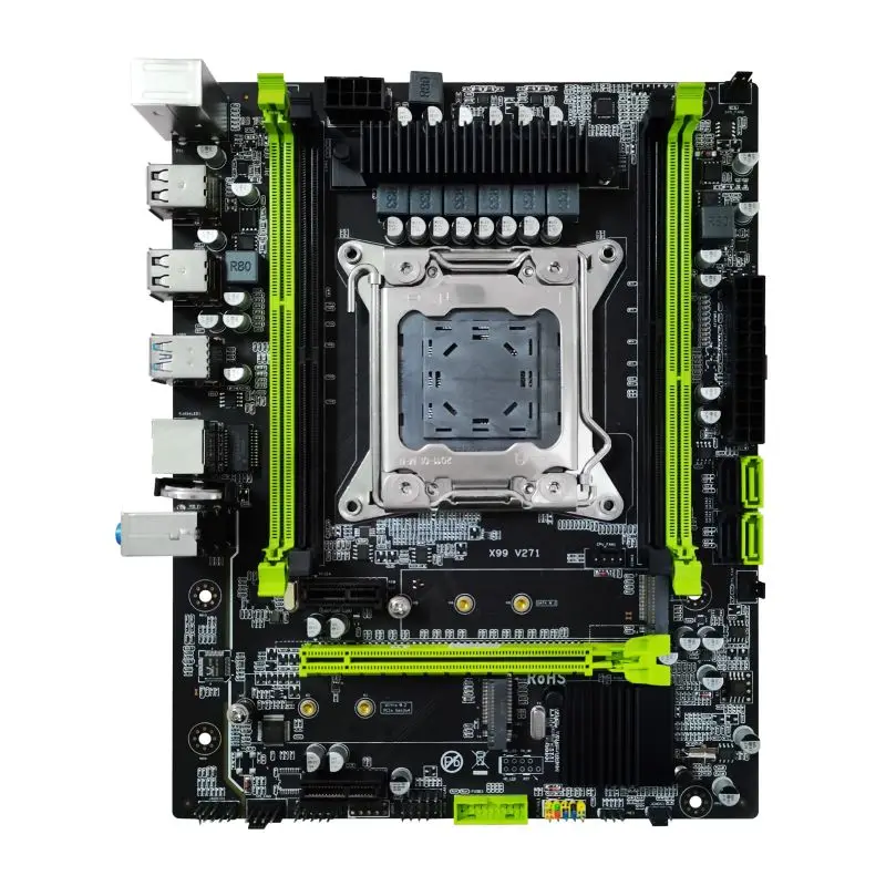 Hot Sales High Speed H81 Motherboard Xeon E5 LGA2011-3 M.2 Dual DDR3 DDR4 X99 PC Motherboard Gaming for Desktop Computer