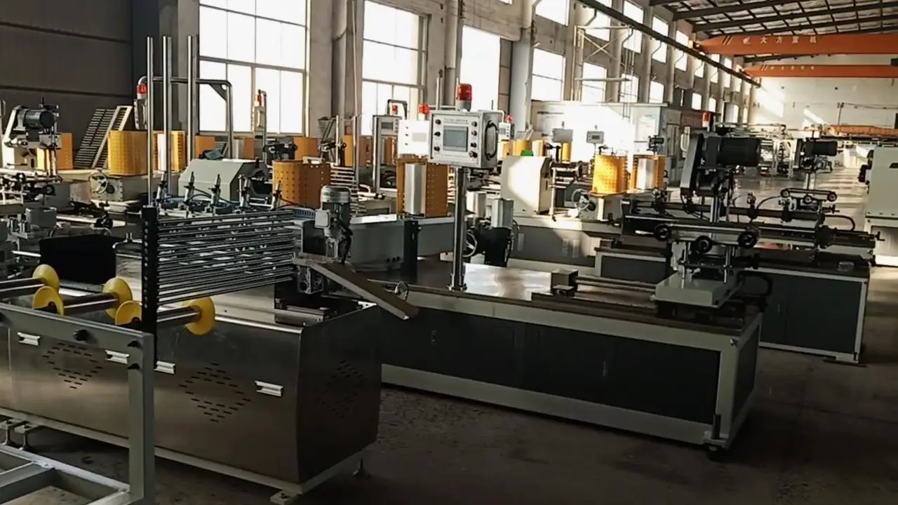 Hot Sales Fully Automatic Paper Tube  Core Making Machine Spiral Carton Cardboard Paper Pipe Core Tube Making Machine