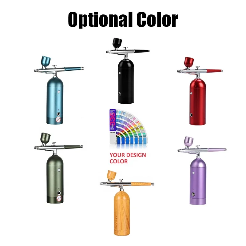 Portable Mini Air Pump Rechargeable Small Beauty Airbrush Set for nail art