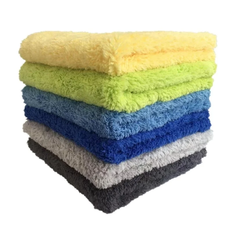 Multicolor 40*40cm Coral Fleece Microfiber Fervently Thickened Car Wash Towels Micro Fiber Auto Detailing Towels
