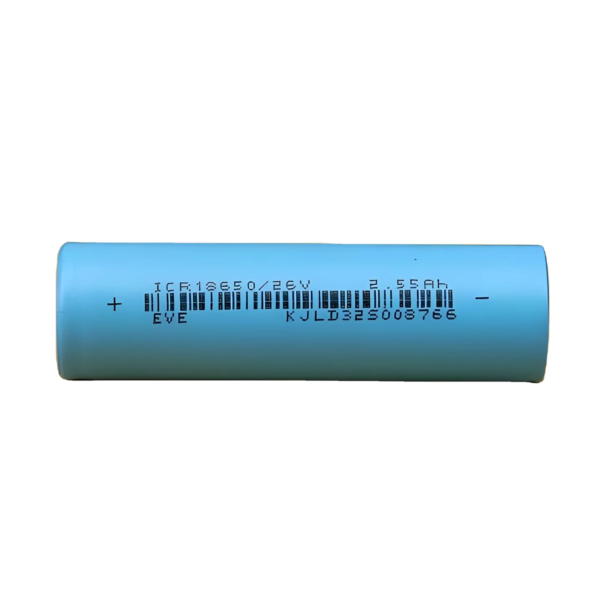 EVE 18650 26V battery rechargeable high performance   3.6v 2550mah 18650 battery