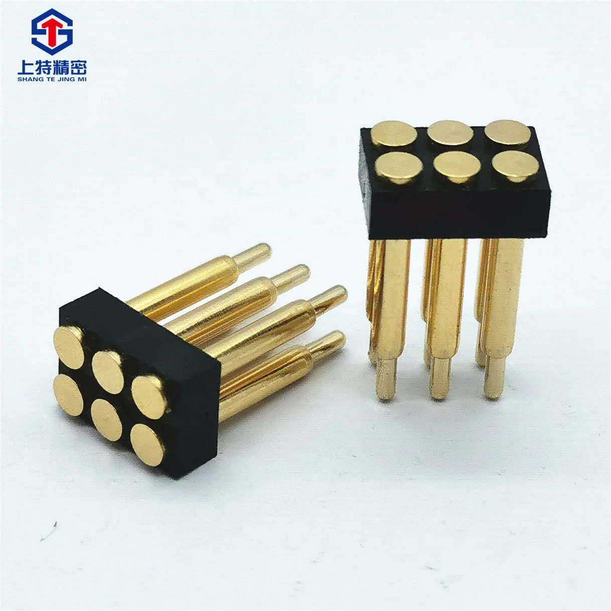 Spring Loaded Gold Plate Brass Tube Electronic Conductive Computer Pogo Pin Connector