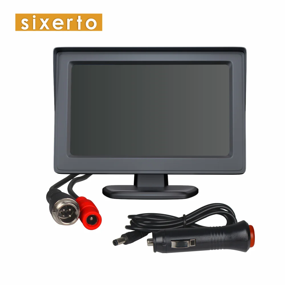 Factory supply 5 inch LCD CAR MONITOR Rear View Display for Parking Reverse Rear view AHD Camera monitor
