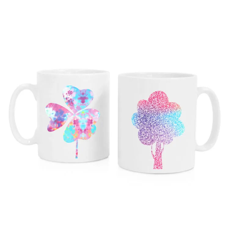 Виниловая наклейка 12x12 дюймов с акварелью для печати, Перманентная самоклеящаяся виниловая рулонная пленка для кружки cricut