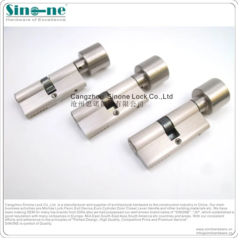 Euro Cylinder lock ALL Ranges type (Profile/Half/Bathroom Cylinder) Brass body anti snap Cylinder