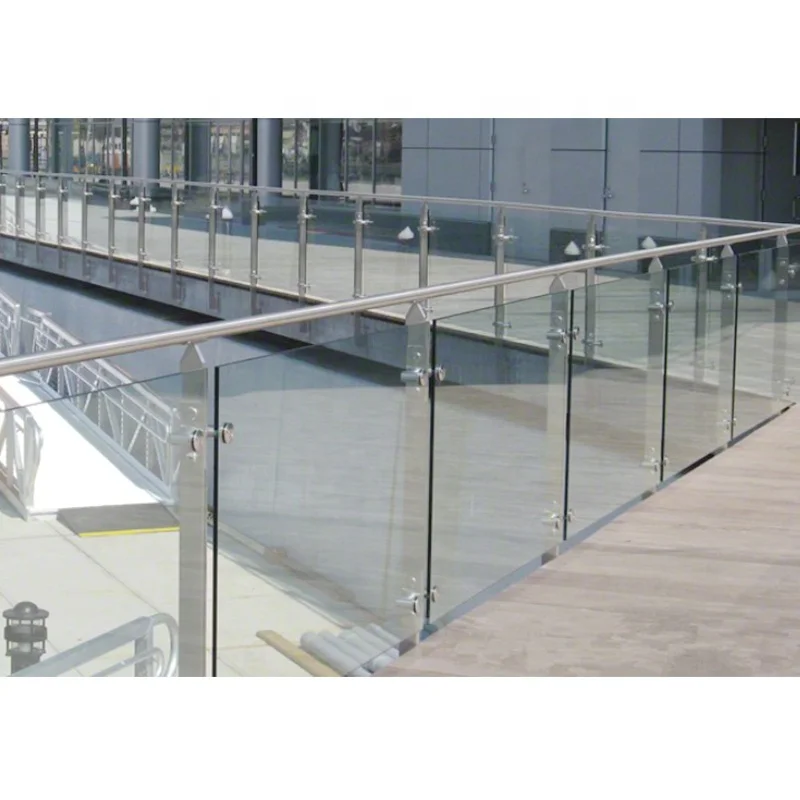 GOBO Stainless Steel Glass Terrace Balcony Railing Design Post Glass Guardrail