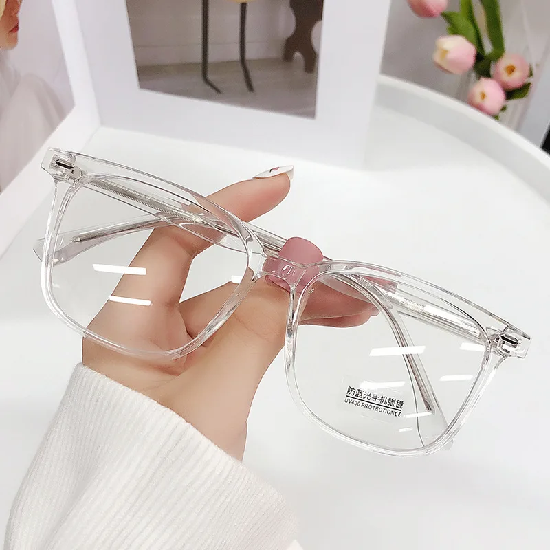 2022 new arrivals unique cool TR90 lightweight blue light blocking transparent computer screen eye protect glasses