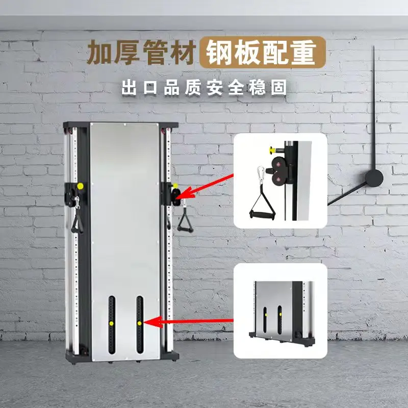 New Fitness Equipment Multi Functional Smith cable Machine Wall functional cross over trainer half squat rack