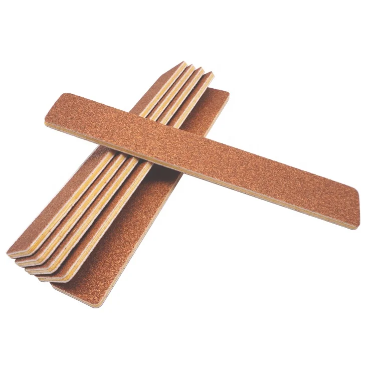Wholesale Professional Factory Japan Abrasive Brown Square High Quality Nail Perfect Buffer File Nail Files 80/80