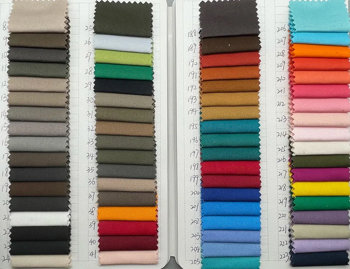 Оптовая продажа, высокое качество, 100% хлопок 260 г/кв/м, оптовая продажа, текстильная 10856 тканая расческа, юбка цвета хаки, ткань из ткани