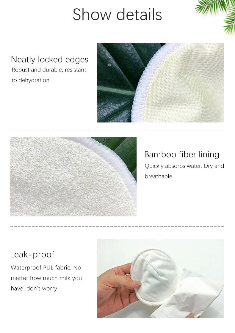 Reusable Breastfeeding Nursing Pads Anti Overflow Washable Maternal Postpartum Health Care Anti Overflow Breast Pads Health Care