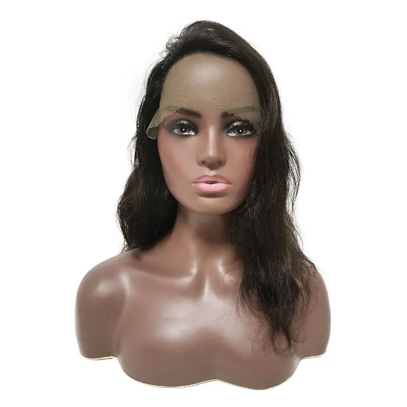 
Realistic Wig Display African American Women Black Big Breast Half Body Female Mannequin Head With Shoulders 