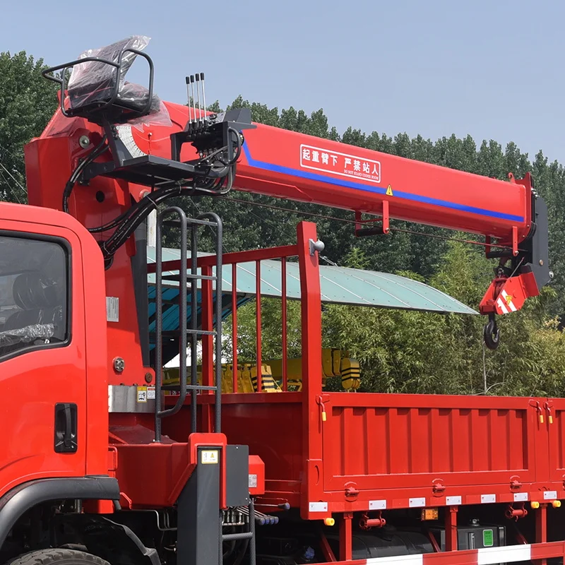 Factory Wholesale Loading 10/12/14/16 ton lorry crane Truck Cranes truck Mounted Crane for sale