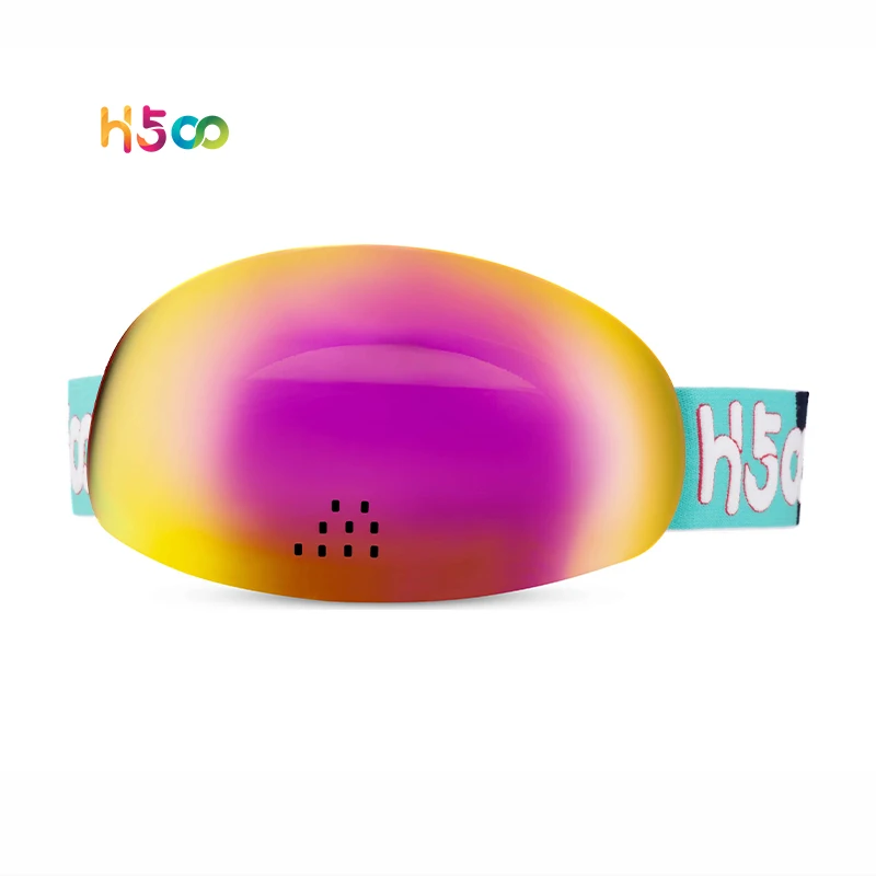 Best price colorful lens anti fog lens factory lunettes de snowboarding snow goggles skiing eyewear ski glasses