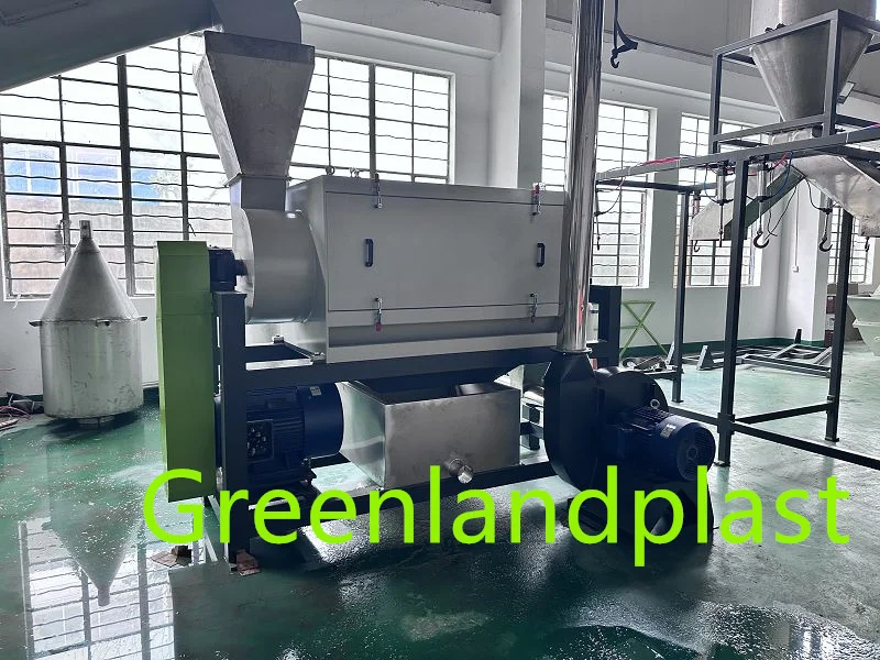 Greenlandplast пластиковая стиральная машина и сушилка для домашних животных линия холодной стирки переработки ПЭТ-бутылок