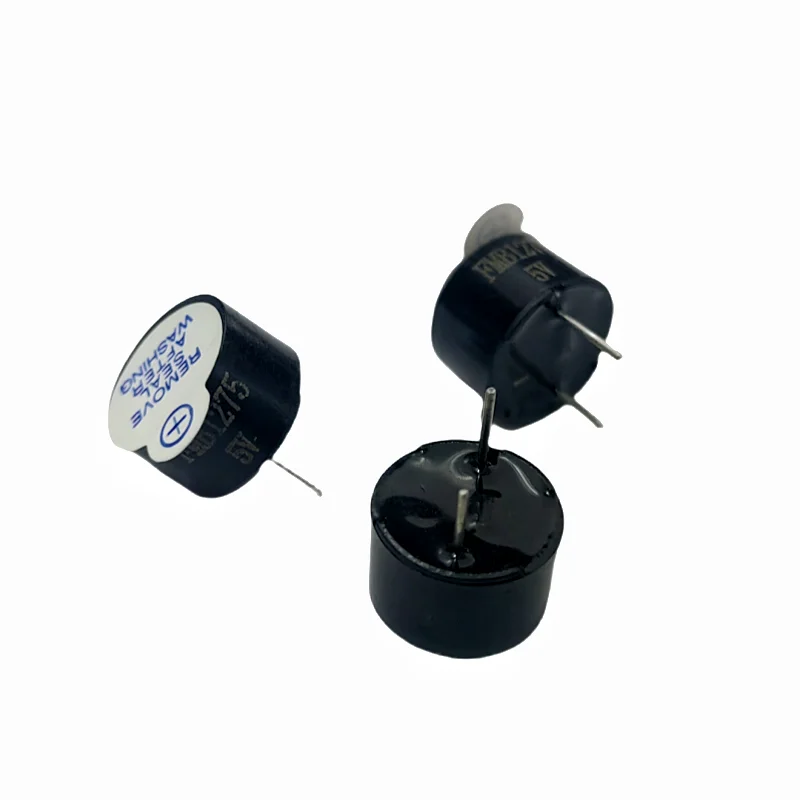 FMB1275 3V 5V 12V Mini Buzzer 12MM Circuit Active 85dB Buzzer With Pin Height 7.5MM 2700Hz Magnetic Buzzer