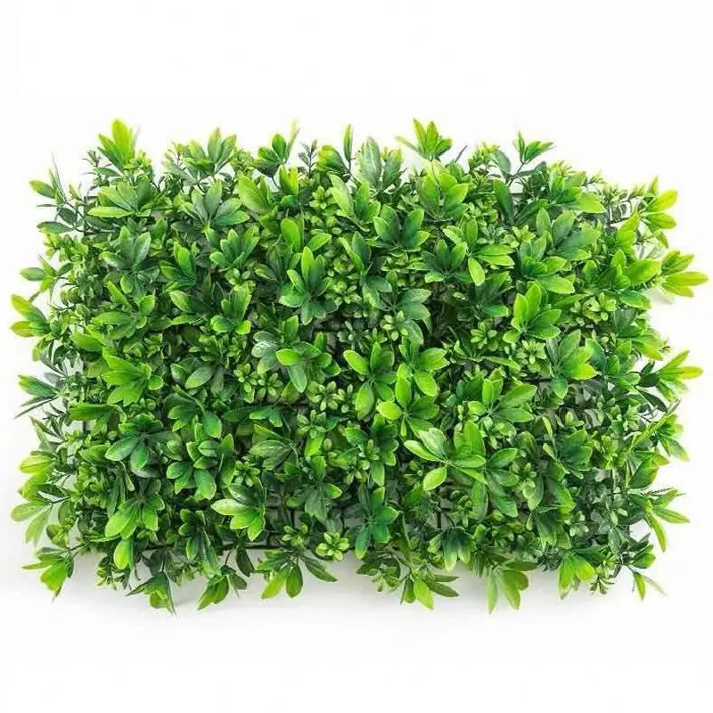 Flowers Roll Up Artificial Green Grass Wall Backdrop Plants Panel Wall For Plants Multi Stages