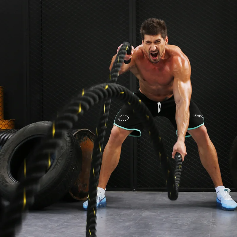Factory Direct Heavy Battle Exercise Training Rope High Quality Heavy Duty Battle Rope for Power Training