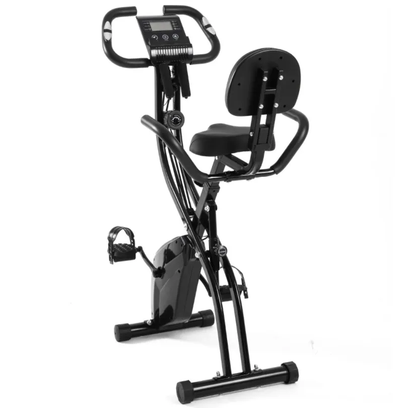 Magnetic Folding Exercise Bike Home Gym Cycle For Indoor Fit Training Stationary Cardio Xbike
