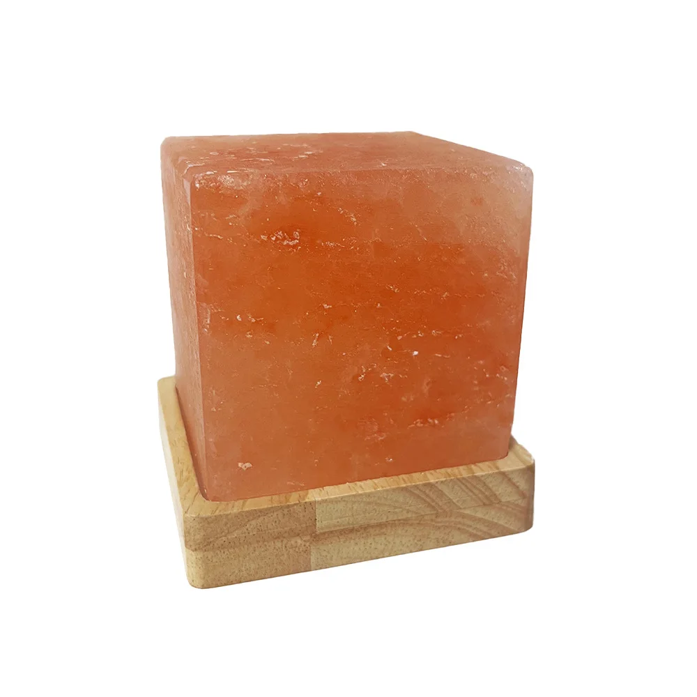 Himalayan Salt Lamp Pink Orange Natural Medium Size Hand Carved Crystal Rock Salt Lamp Night Light for Bedroom Table OEM