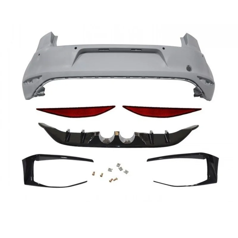 Hot Selling PP  material Car Bumpers For Volkswagen VW Golf 7 2018-2020 Upgrade R400 Style Front rear bumper with grille skirts