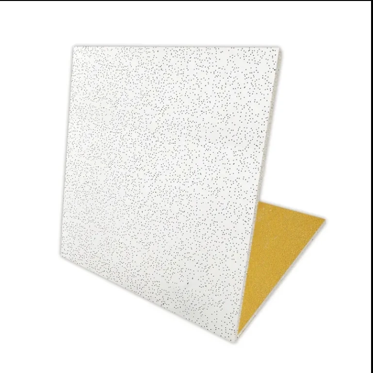 High Quality Acoustic Ceiling Tiles acoustic ceiling board 600x600mm mineral fiber ceiling board for commercial buildings