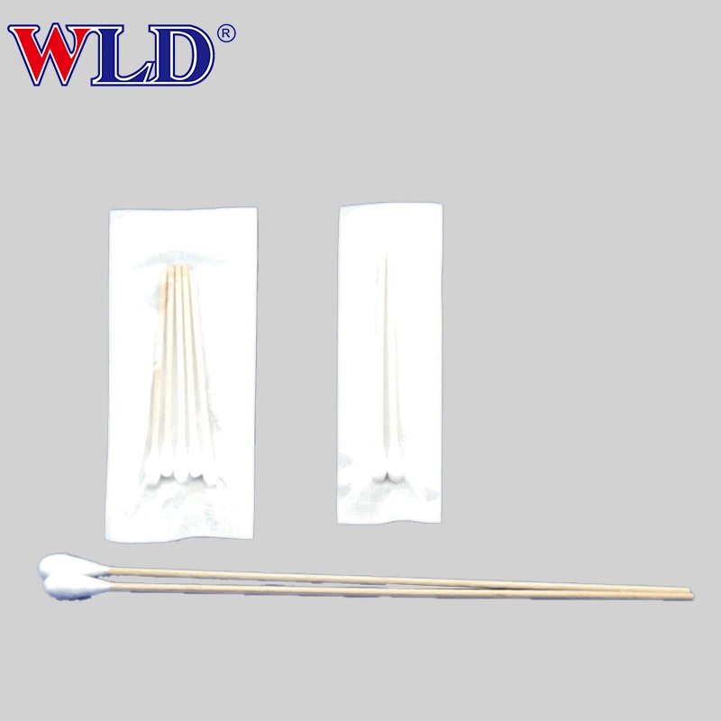 Medical cotton applicator sterile sticks