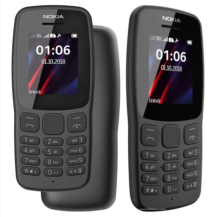 brand new GSM mobile phone for NOKIA 106 wholesale low price fast delivery second hand cellphones factory direct selling