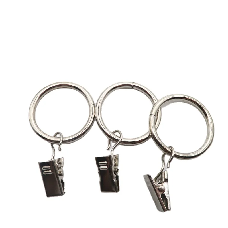 Metal Window Bathroom Curtain Clips / curtain hanger clips / Ring curtain clip