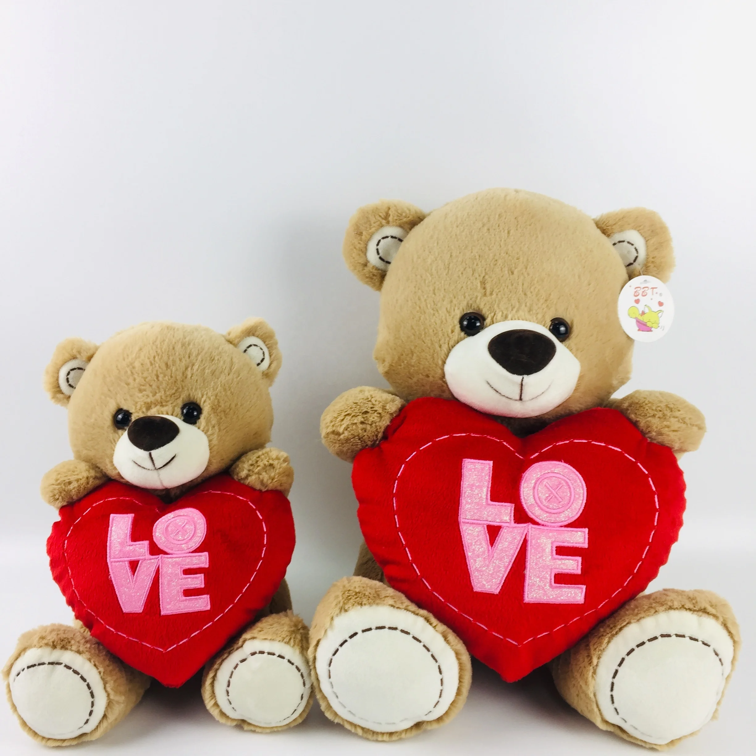 ASTM CE factory cute soft oso de peluche bear san valentin gift brown teddy bear peluches