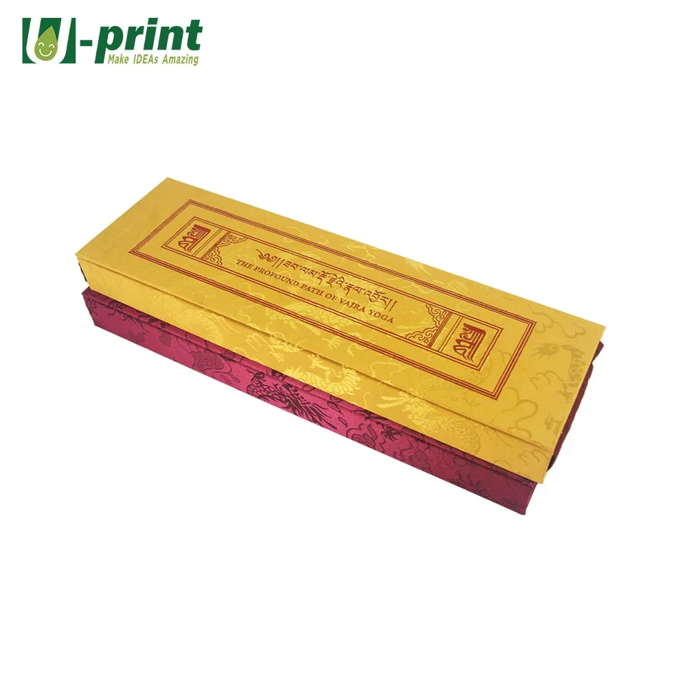 Paper And Cloth Material Custom Pocket Mini Buddhist Scripture Journal Holy Quran Stickers Book