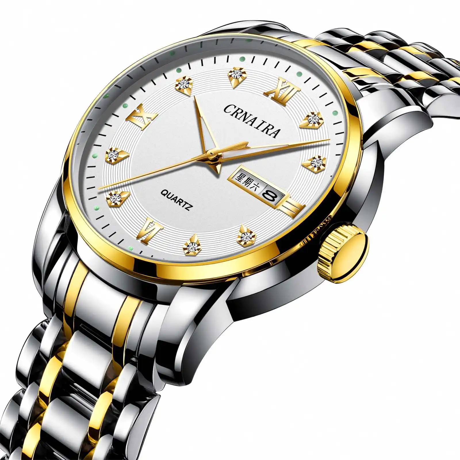 Wristwatches Hot Sale Men Wristwatches 3 ATM Water Resistant Water Wholesale Quartz Watch Made In China Price CRNAIRA C868