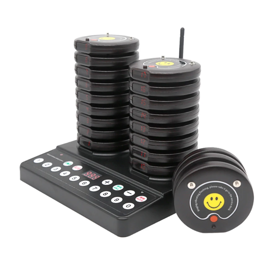 Daytech E-P1000-20 Food Buzzer Guest Pager Restaurant Waiter Calling System Queue System