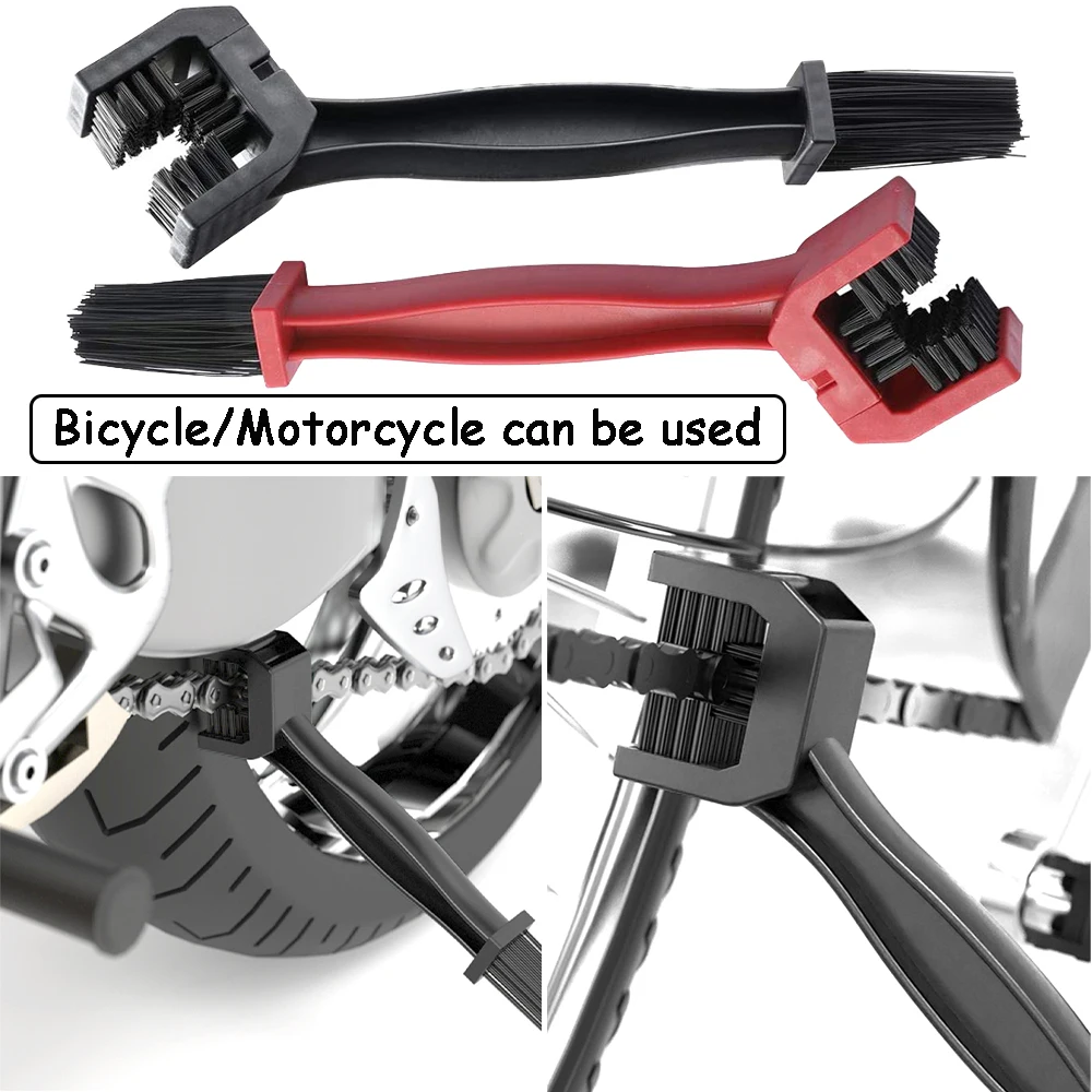 Plastic Chain Cleaner Tool  Multi Functional Chain Crankset Brush for Motorcycle MTB Mountain Road Bike